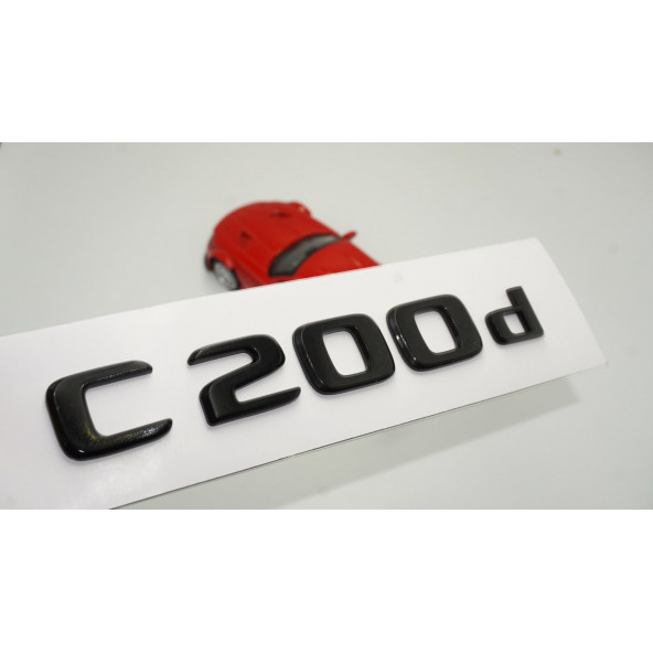 C 200d Bagaj Parlak Siyah ABS 3M 3D Yazı Logo ürün görseli 1