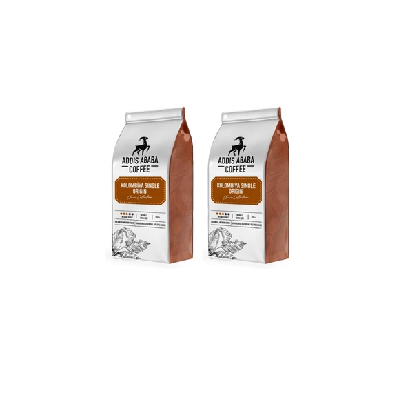 Addis Ababa Coffee Kolombiya Single Origin 250 Gram 2'li Avantajlı Paket ürün görseli 1