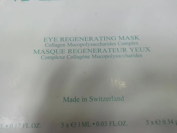 Valmont Eye Regenerating Mask 5 x 5ml ürün görseli 1