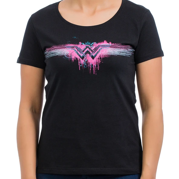Batman v Superman Siyah Kadın T-Shirt ürün görseli 1