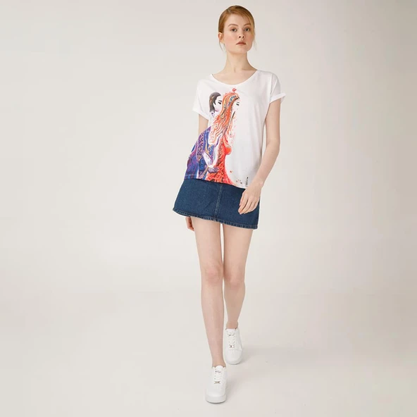 Biggdesign Aşk Kadın T-Shirt - Resim 4