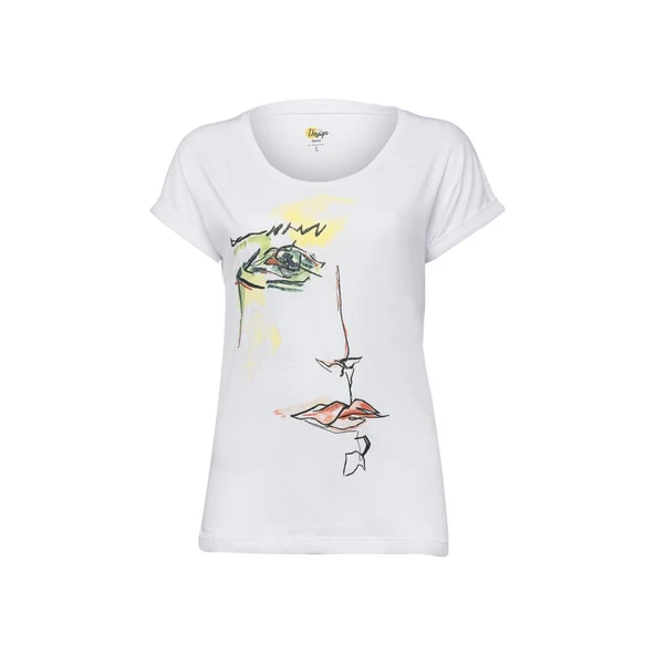 Biggdesign Green Face T-Shirt ürün görseli 1