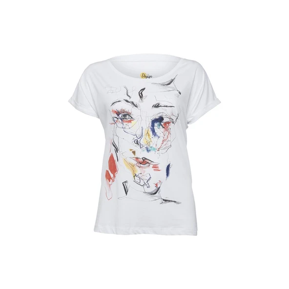 Biggdesign Red Face T-Shirt ürün görseli 1