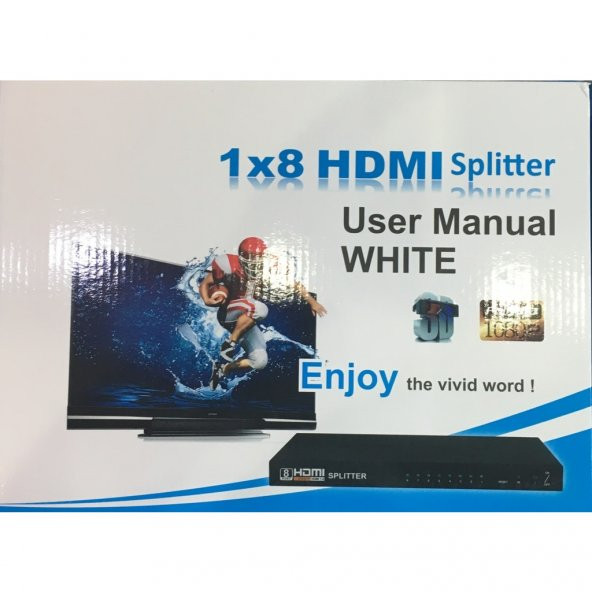 1/8 Hdmı Splitter ( Hdmı Bölücü) ürün görseli 1