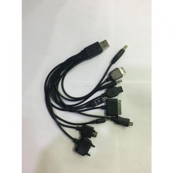 Usb Ahtapot Kablo 10 In 1 (A Kalite) ürün görseli 1