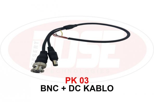 Bnc + Dc Kablo Kamera için Hazır Kablo ürün görseli 1
