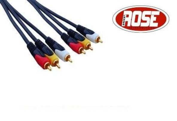 3 Rca-3Rca 10M Mavi 24K Gold 100 Bakir Süper Kalite ürün görseli 1