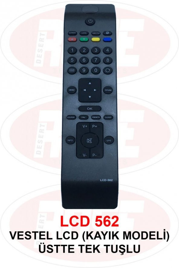 Vestel Lcd Kayik Modeli Üstte Tek Tuşlu Lcd Kumandası ürün görseli 1