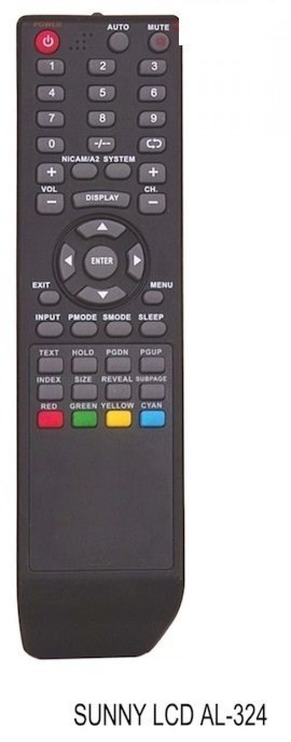 Sunny Lcd Al-324 Lcd Kumandası Siyah ürün görseli 1