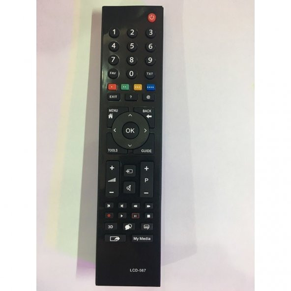 Arçelik-Beko Lcd Tv Kumandası Siyah ürün görseli 1
