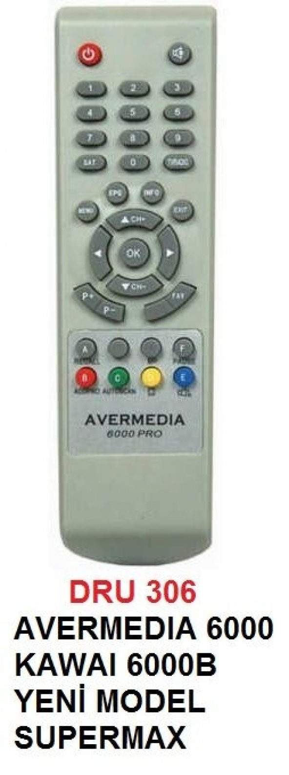 Avermedya 6000 Kawai 6000B Uydu Kumandası ürün görseli 1