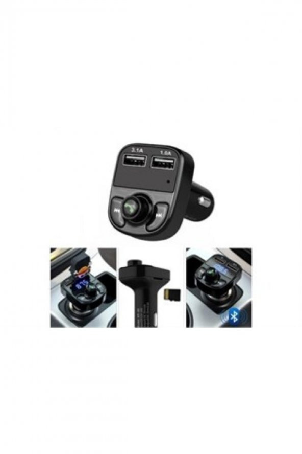 Car X8 Araç Kiti Bluetooth Transmitter - Resim 3