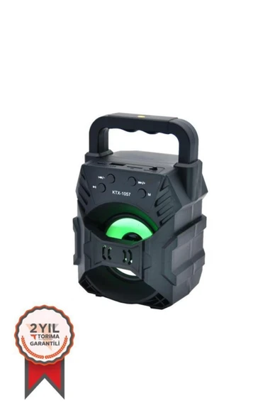 Torima Kts-1057 Işıklı Bluetooth Hoparlör Siyah ürün görseli 1