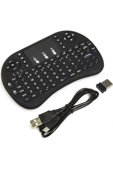 AbaTech Işıklı Mini Klavye Wireless Keyboard - Resim 3