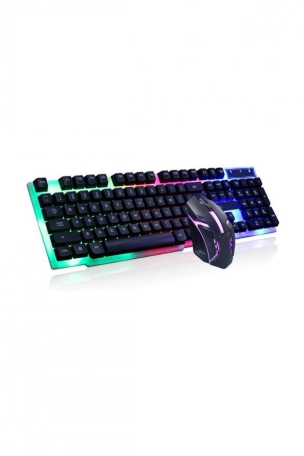 POLYGOLD Carbonn Led Aydınlatmalı Mouse Seti Oyuncu Gamer Set ürün görseli 1
