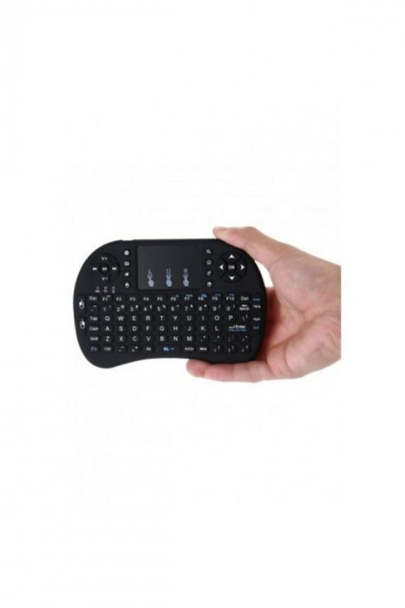 Universal X60 (baclit Mini Keyboard) Işıklı Kablosuz Şarjlı Mini Q Klavye Mouse Smart Tv Box ürün görseli 1