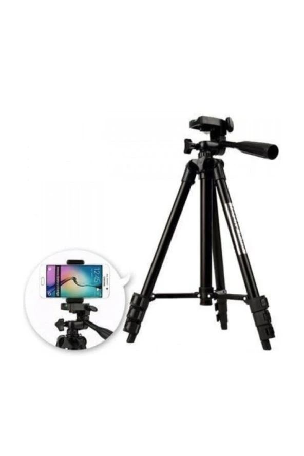 LUXURY Profesyonel Kamera Telefon Tripod Tf-3120 102 Cm ürün görseli 1