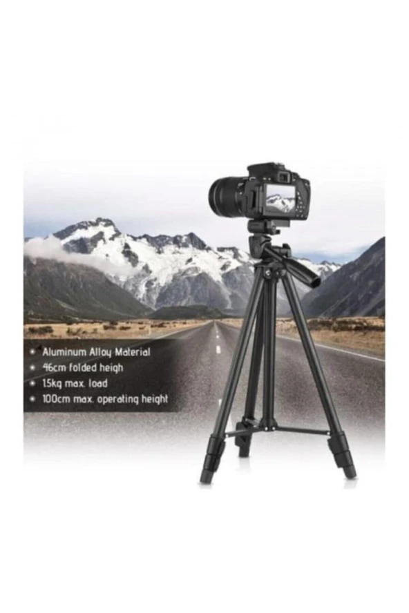 CASNİ Profesyonel Tripod 3120a Çantalı Ayarlanabilir 29 ürün görseli 1