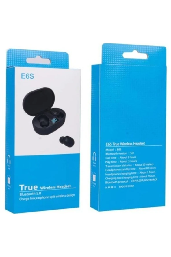 Tws E6s Çift Mikrofonlu Kablosuz Bluetooth Kulaklık - Resim 2