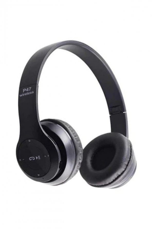 Tws P47 Wireless Bluetooth Kablosuz Kulaklık Mp3 Extra Bass Fm Radyo ürün görseli 1