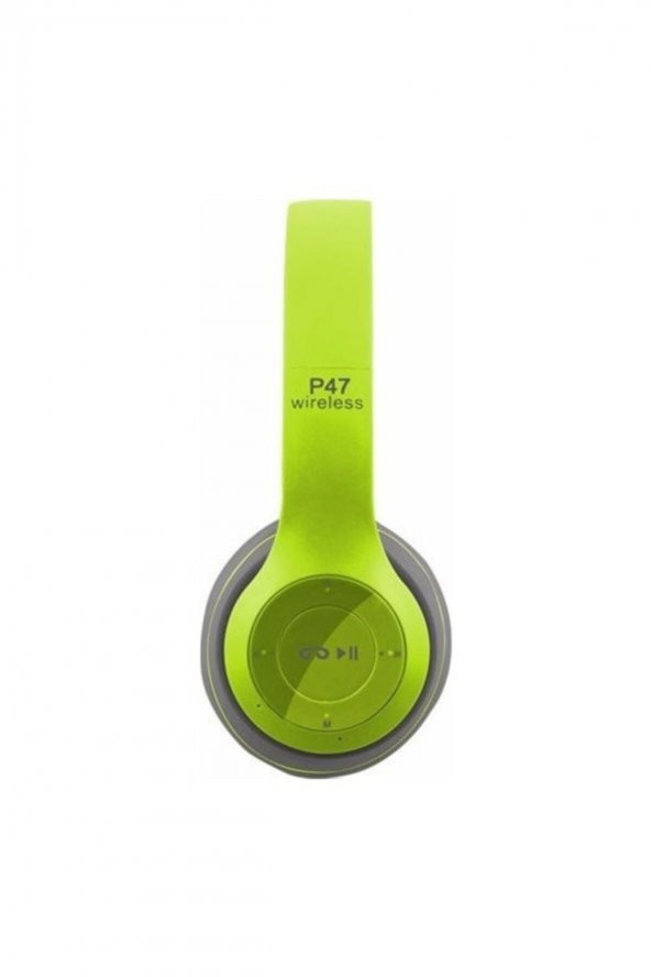 MABTECH P47 Kulaklık Katlanalabilir 2.4+edr Kablosuz Bluetooth Kulaklık Yeşil ürün görseli 1