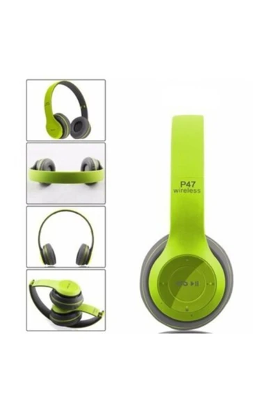 P47 Bluetooth Kablosuz Kulaklık - Resim 2