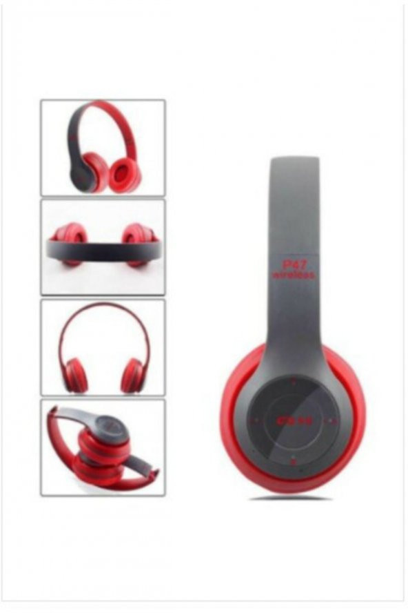 POLYGOLD Bluetooth Kulaklık Mp3 Fm Solo 2 Beats Model Kulaküstü ürün görseli 1