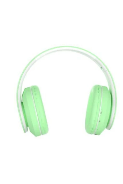 CosmoVEGA Macaron Yeşil Bluetooth Kablosuz Stereo Kulaklık - Resim 4