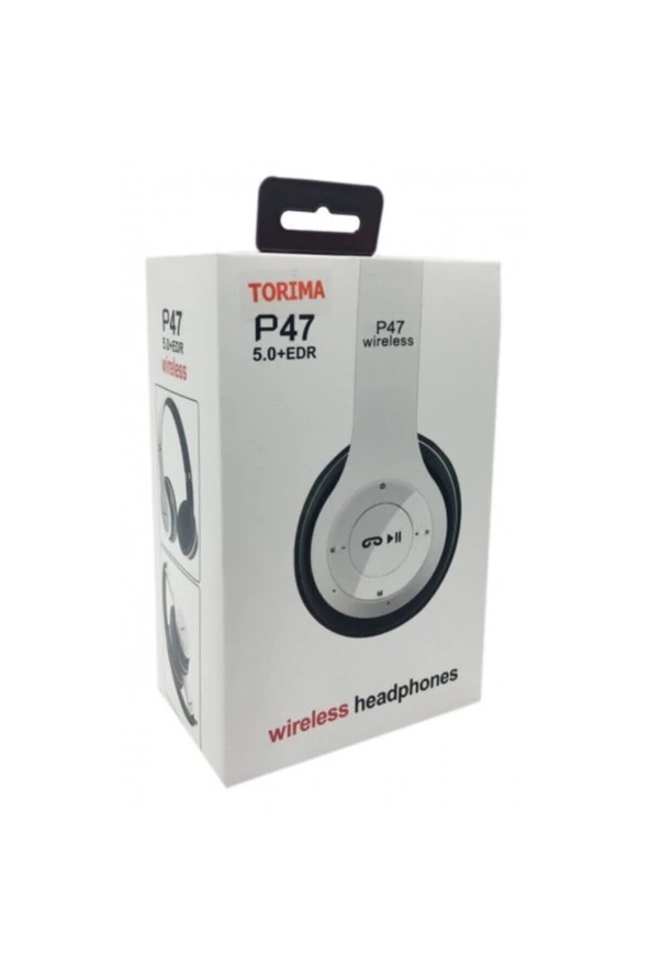 Universal Torima P47 Kablosuz Bluetooth Kulak Üstü Kulaklık Extra Bass Wireless ürün görseli 1