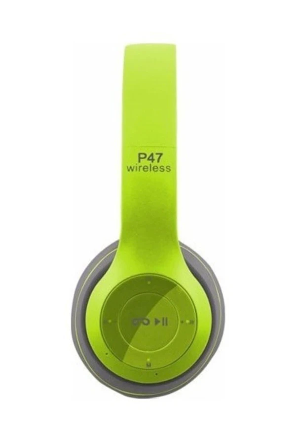 POLYGOLD P47 Wıreless Bluetooth Kablosuz Radyolu Mp3 Çalar Kulaküstü ürün görseli 1
