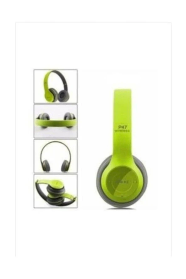 POLYGOLD P47 Bluetooth Kulaklık Kablosuz Kart Girişli Radyolu Aux Dnc2132565 ürün görseli 1