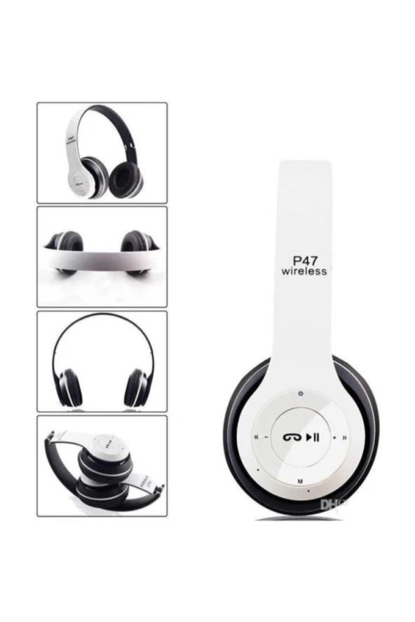 P47POL Bluetooth Kulaklık Mp3 Fm Solo 2 Beats Model Kulaküstü ürün görseli 1