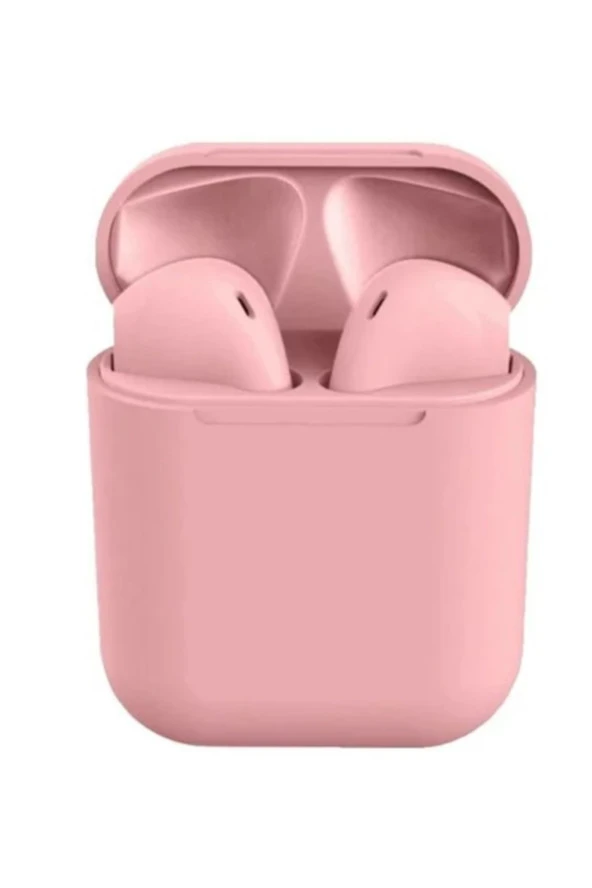 I12 Tws Pembe Kablosuz Kulaklık Ios Android Uyumlu Pembe ürün görseli 1