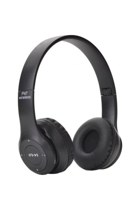 ZemTech Torima P47 - Extra Bass Bluetooth Kablosuz Kulaküstü Kulaklık - Siyah ürün görseli 1