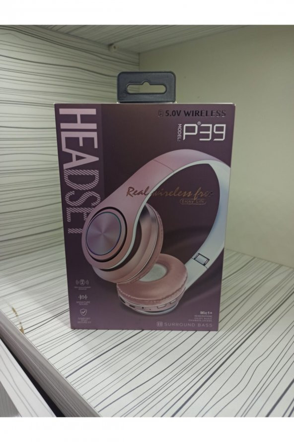 P47 wireless Real P39 Uyumlu  Wireless Kulaklık ürün görseli 1
