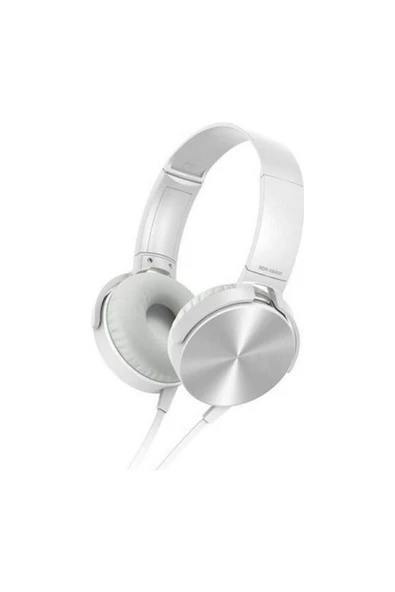OKMORE Kafa Üstü Telefon Oyun Kulaklığı Extra Bass Stereo Beyaz ürün görseli 1