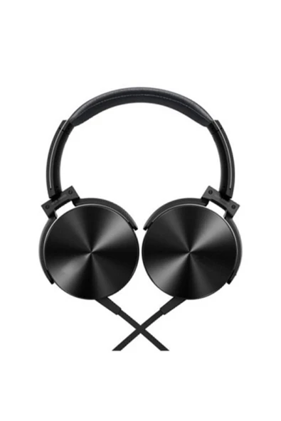 OKMORE Siyah Kafa Üstü Telefon Oyun Kulaklığı Extra Bass Stereo ürün görseli 1