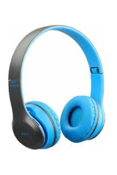 Syrox Samsung,android Ve Xiaomi Telefonlarla Uyumlu Mavi Bluetooth Wireless Kulaküstü Kulaklık P47 ürün görseli 1