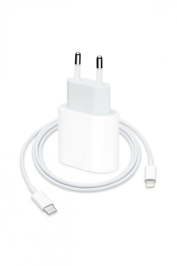 Apple Iphone Uyumlu 11 - 11 Pro Max - 12 - 12 Pro Hızlı Şarj Aleti Seti 20w Adaptör Usb C 1m Kablo ürün görseli 1