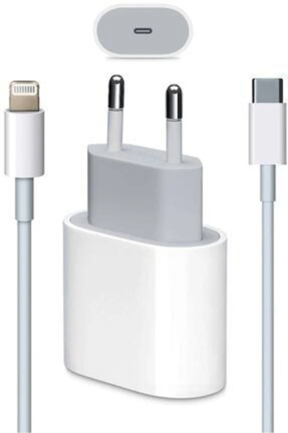 - Apple Iphone Uyumlu 20w 14/14 Pro Max Hızlı Şarj Aleti Seti 20w Adaptör Usb-c Kablo ürün görseli 1