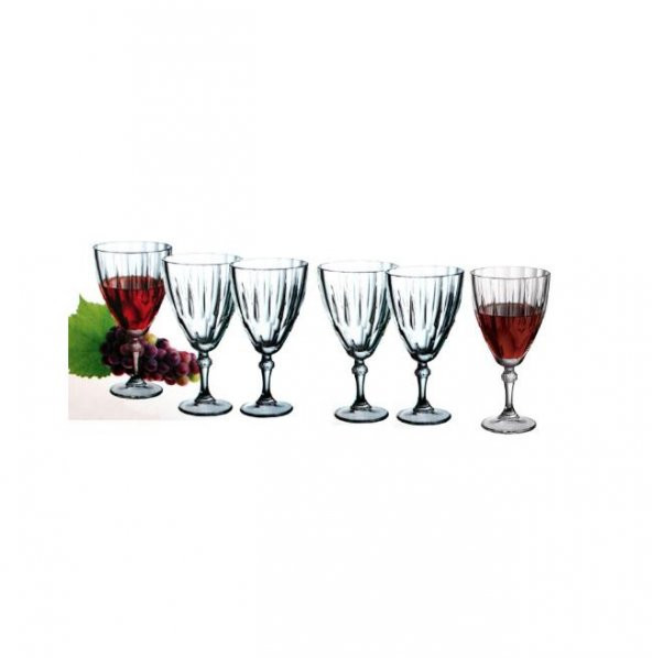 Paşabahçe 44767 Diamond Sade 6lı Kadeh 245 cc - Resim 2