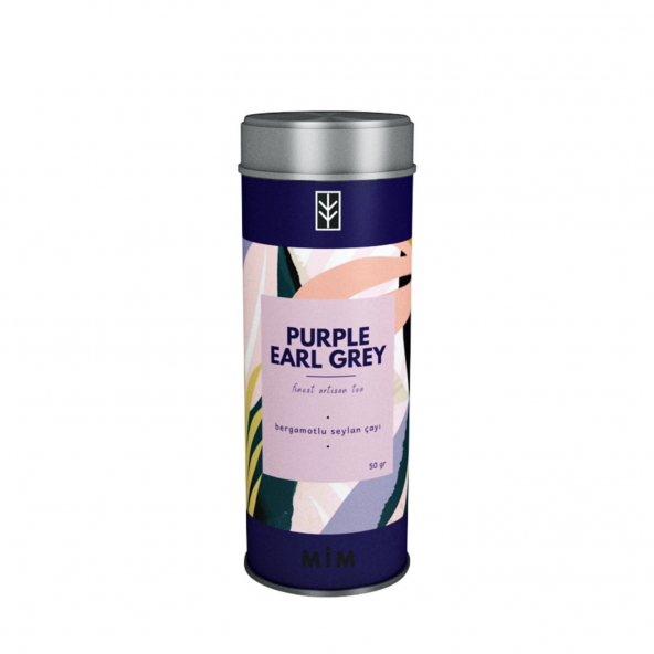 Mim and More Purple Earl Grey Tea - Bergamotlu Seylan Çayı ürün görseli 1