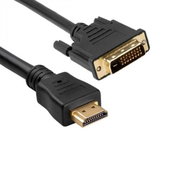 HDMI to 24+1 DVI Kablo 1.8 Metre ürün görseli 1