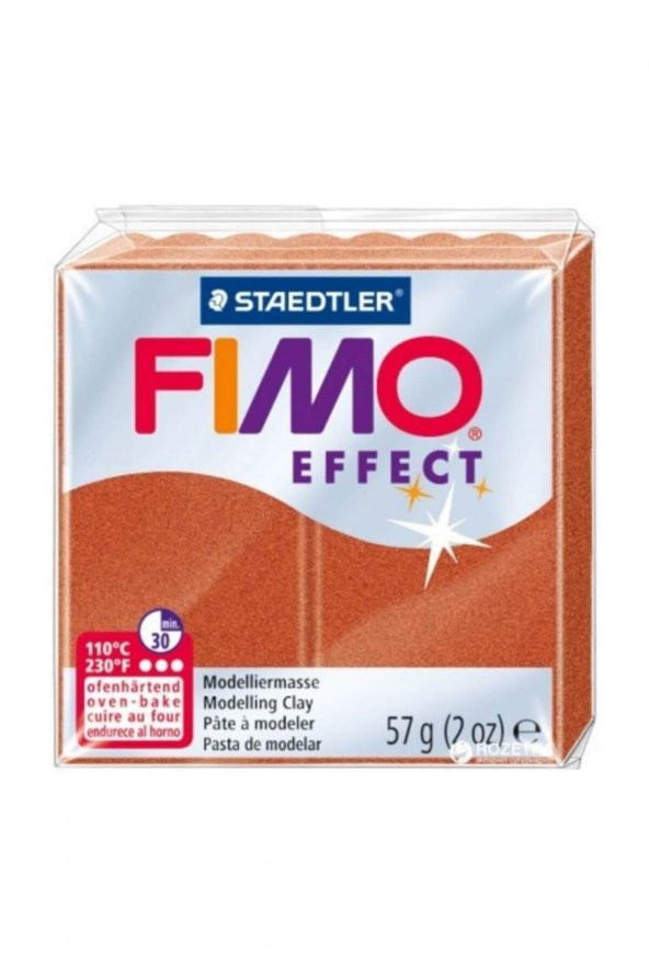 Fimo Effect Polimer Kil 27 Copper Bakır (Metalik) ürün görseli 1