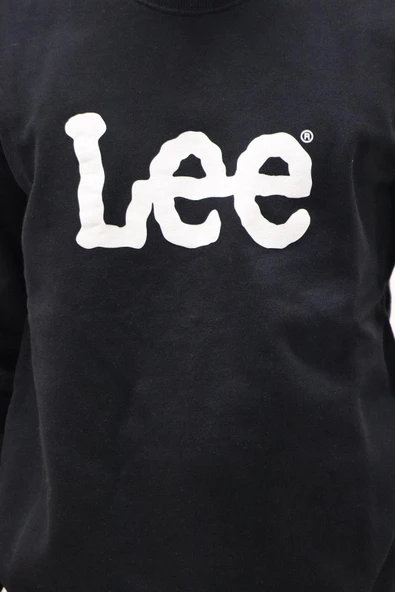 Lee L80XTJ01 Erkek Siyah Sweatshirt - Resim 4