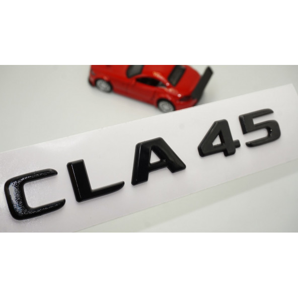 CLA 45 Bagaj Parlak Siyah ABS 3M 3D Yazı Logo ürün görseli 1