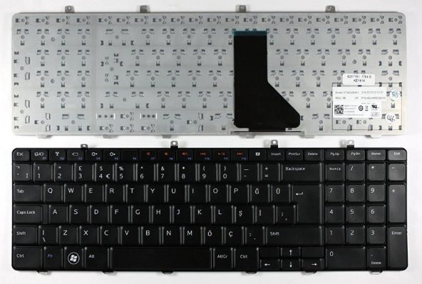 Dell İnspiron 17R 1764 Notebook Klavyesi - Siyah TR V104046AK1 ürün görseli 1