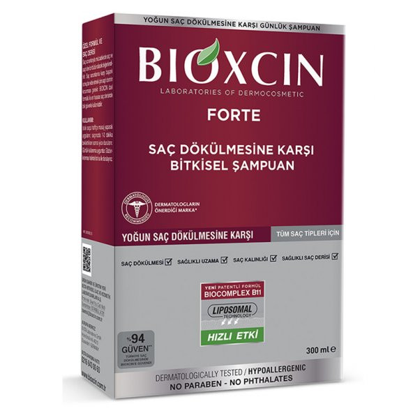 Forte Yoğun Saç Dökülmesine Karşı Bitkisel Şampuan Tüm Saçlar İçin 300 ml ürün görseli 1