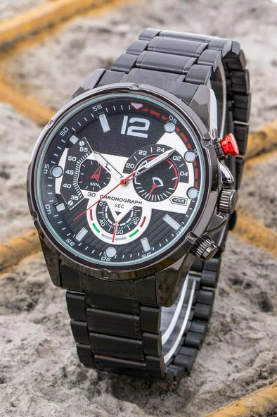 Çelik Kordon Erkek Kol Saati Yeni Sezon Detay Kadran Analog Model ST-304209 ürün görseli 1