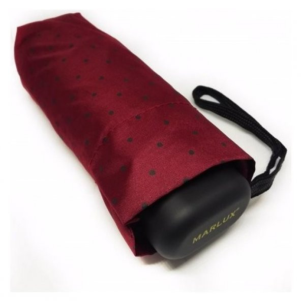 Bordo Mini Cep Boy Şemsiye 17 Cm ürün görseli 1